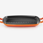 Cast Iron Shallow Rectangular Grill 30cm