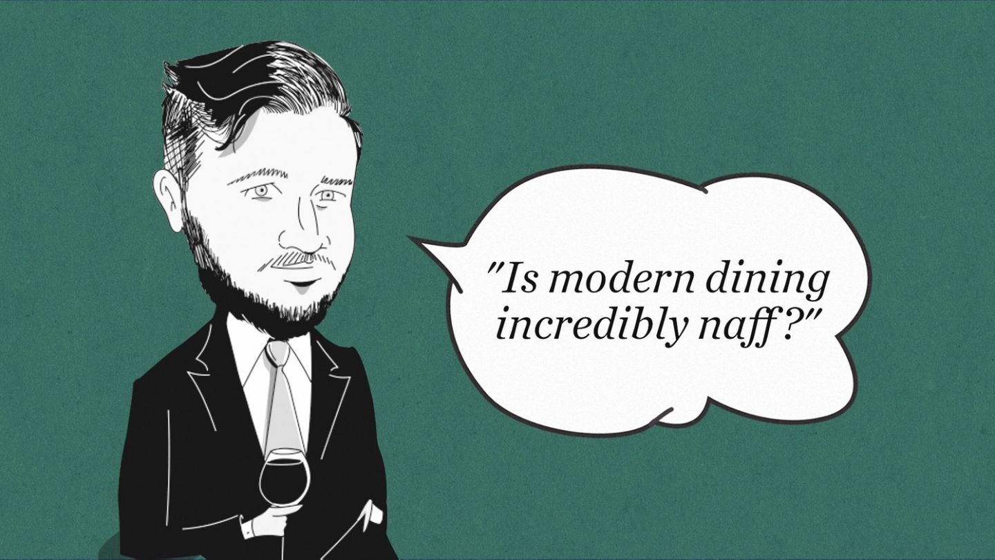 The Blind Spot: Is modern dining incredibly naff?
