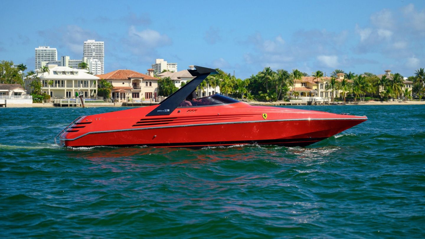 Fancy a Ferrari speedboat? This one’s going up for sale…