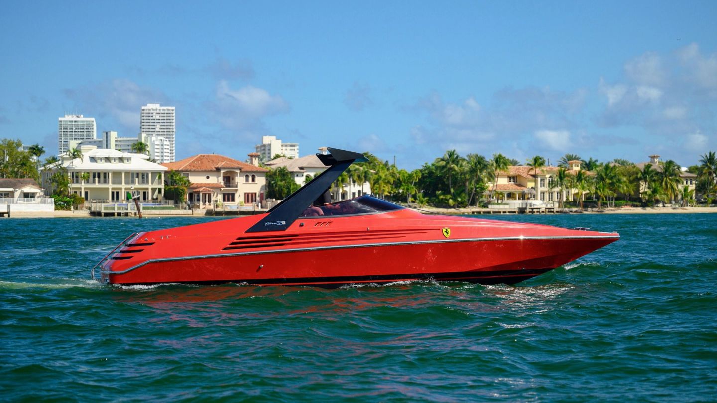 Fancy a Ferrari speedboat? This one’s going up for sale…