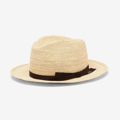 Borsalino Crochet Raffia Hat