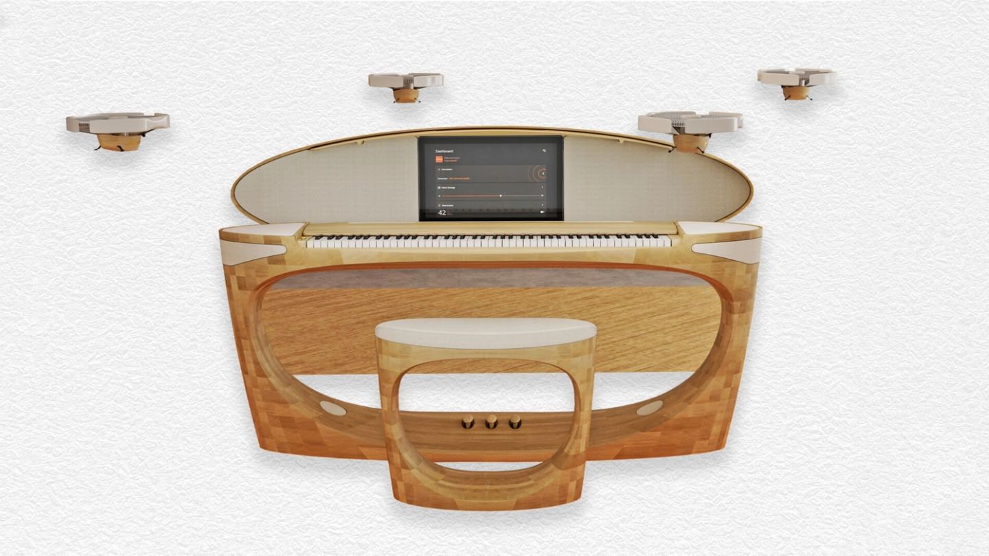 Editor’s Picks: Piano with Drone Speakers, Flying Boat and MacBook Pro