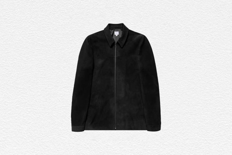 Suede Harrington Jacket