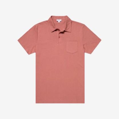 Dark Coral Riviera Polo Shirt