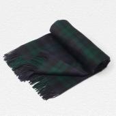 Joshua Ellis Cashmere Blackwatch Throw