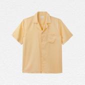 SIRPLUS Yellow Tencel Cuban Shirt