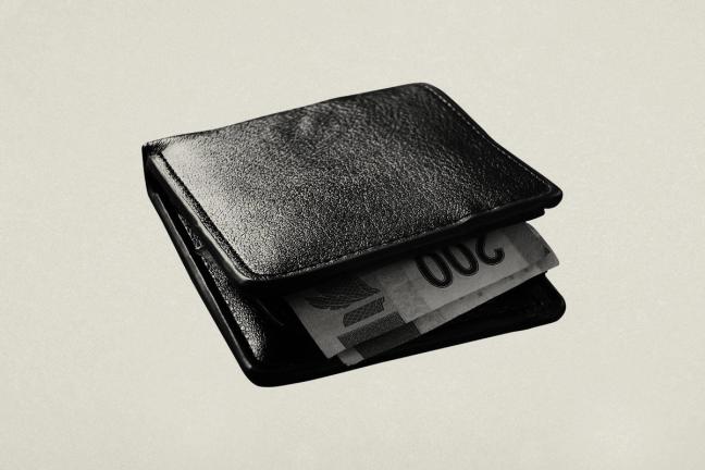 man's wallet