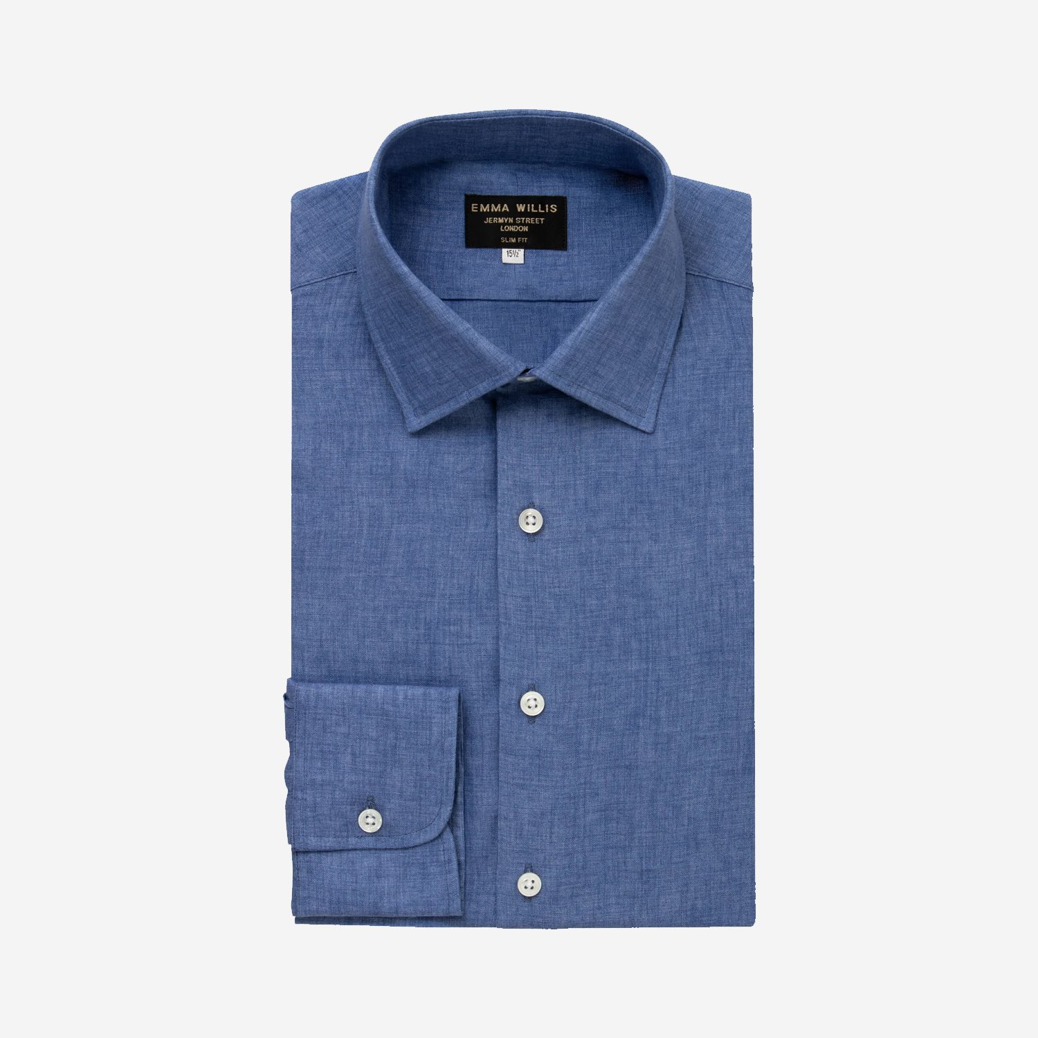 Emma Willis Denim Blue Brushed Cotton