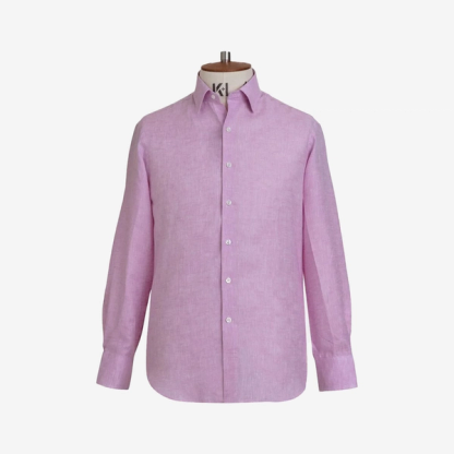 Emma Willis Shell Pink Linen Shirt