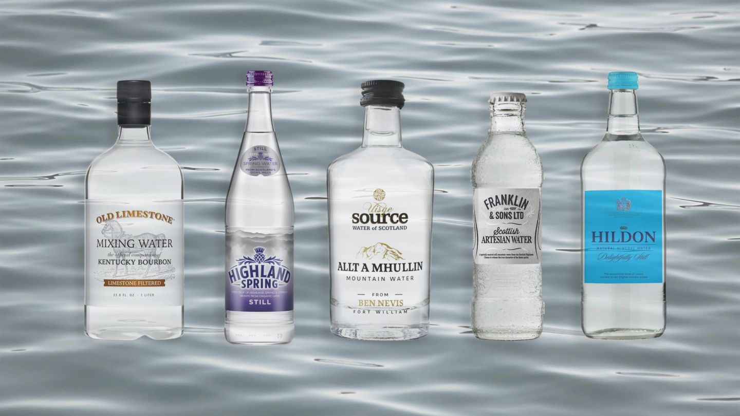 Why the water you add to your whisky matters — and the best to buy…