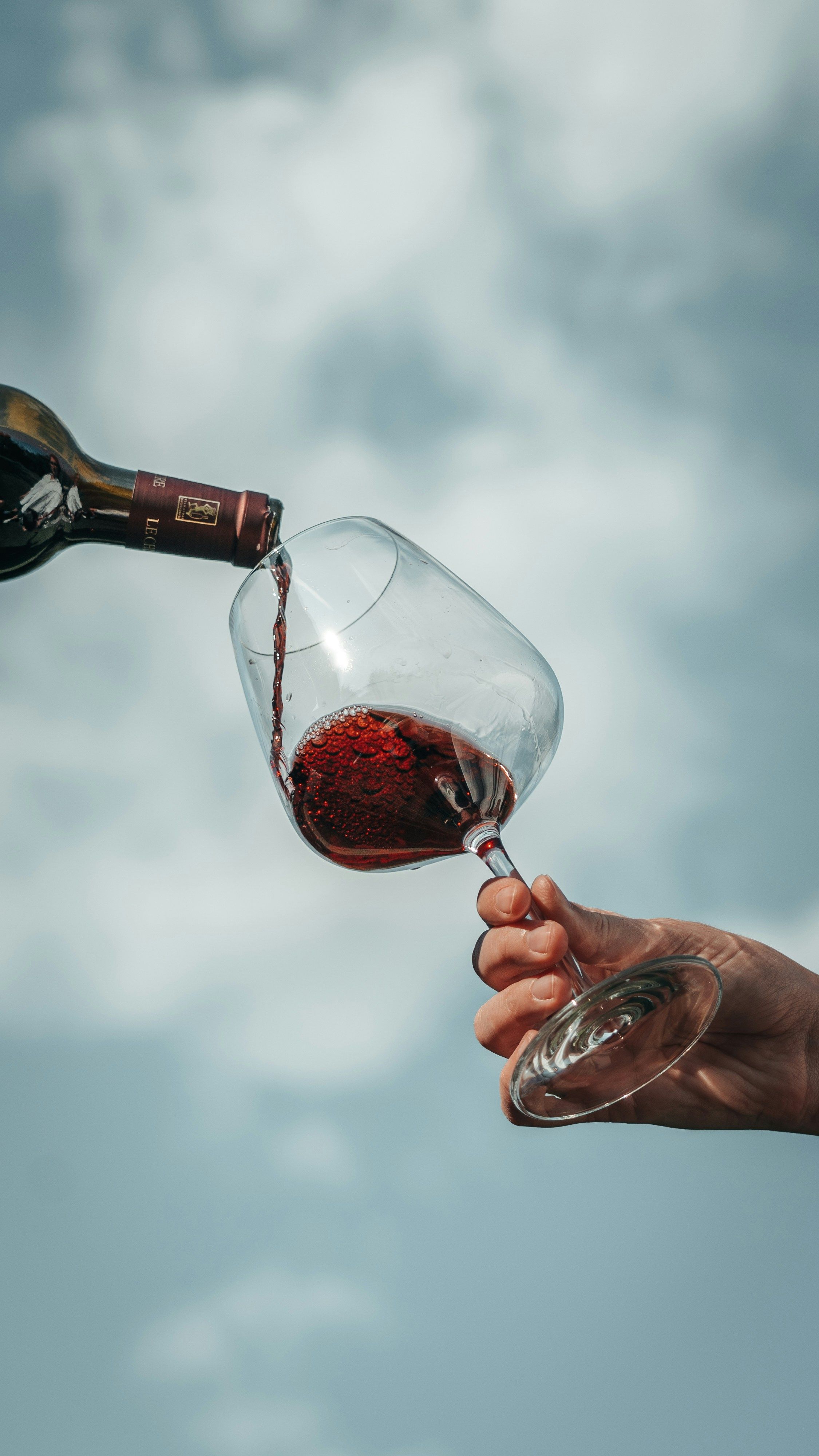 Order chilled red wine
