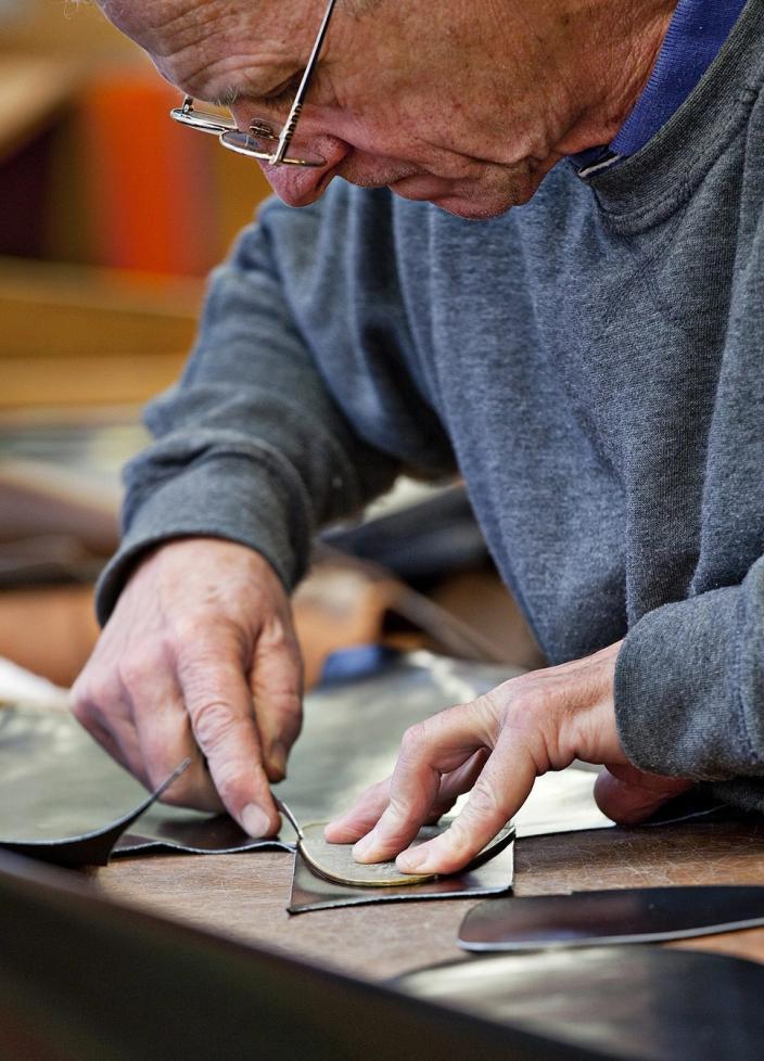 crockett and jones inside shoe making factory northampton