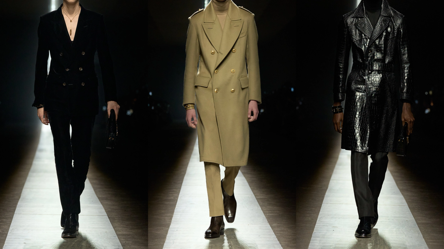 For Tom Ford Autumn/Winter 2024, Peter Hawkings went big on fit