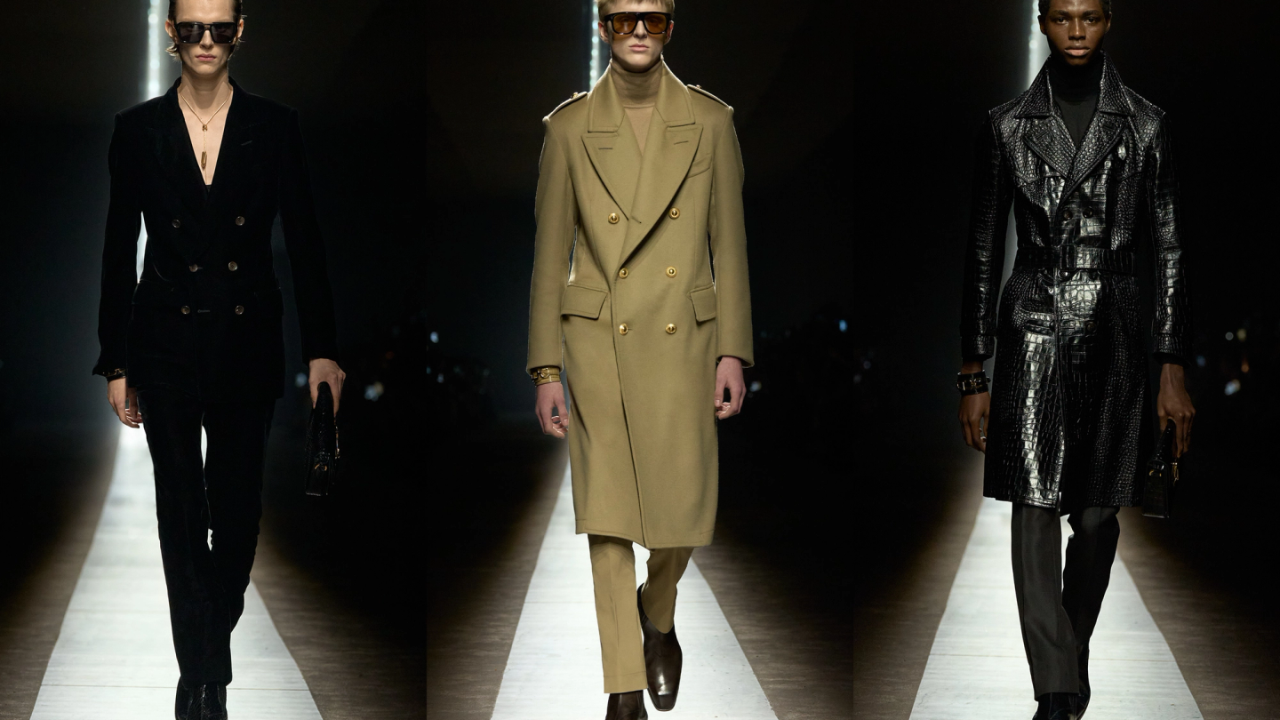 For Tom Ford Autumn/Winter 2024, Peter Hawkings went big on fit