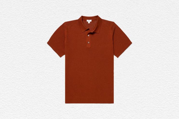 Cotton Mesh Polo