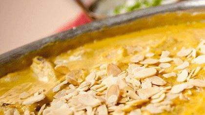 Food – chicken and mango curry