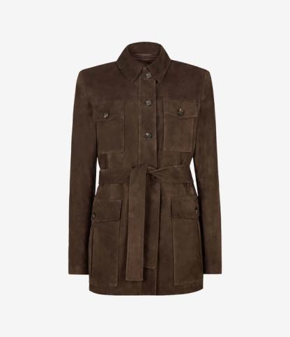 Travel Jacket in Suede