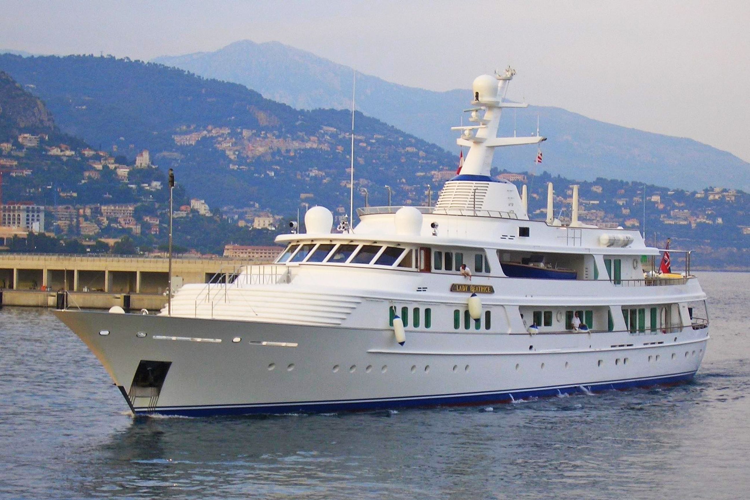 the superyachts of billionaires