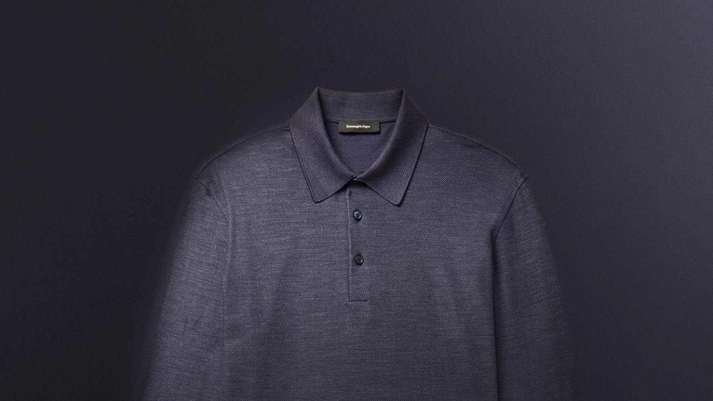 The long-sleeved polo shirt will up your layering game