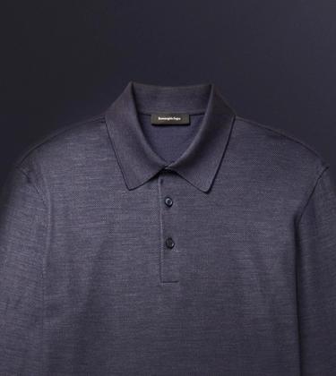 The long-sleeved polo shirt will up your layering game