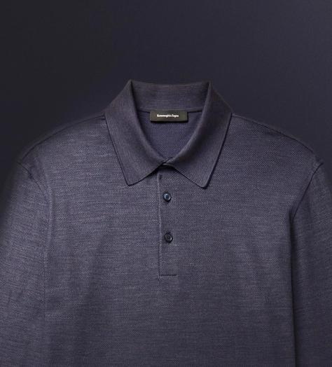 The long-sleeved polo shirt will up your layering game