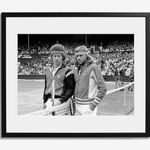 Bjorn Borg and John McEnroe, 1980
