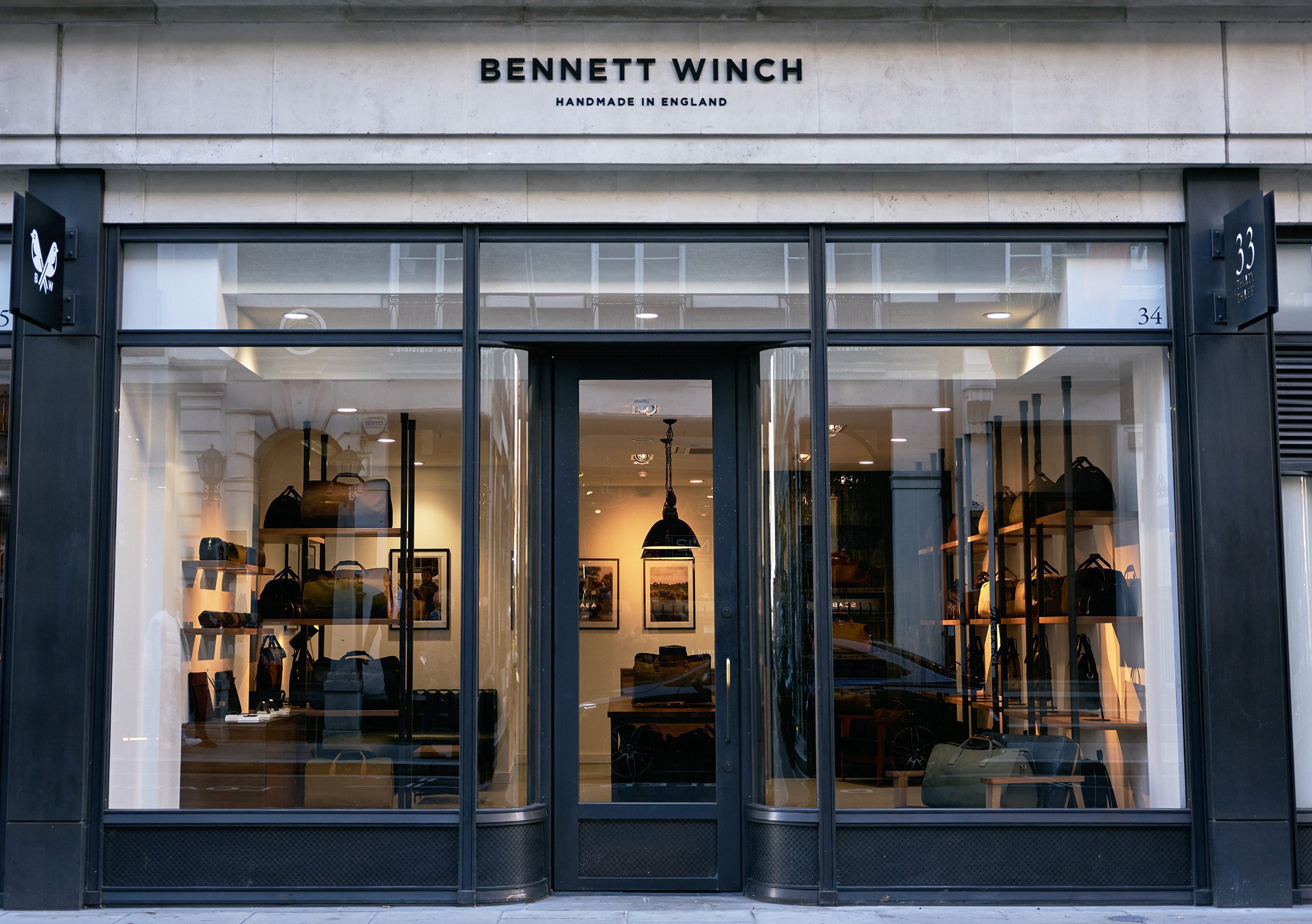 Bennett Winch has opened a luggage store on Savile Row