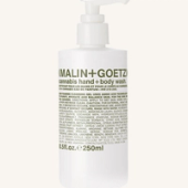 Malin+Goetz cannabis hand+body wash.