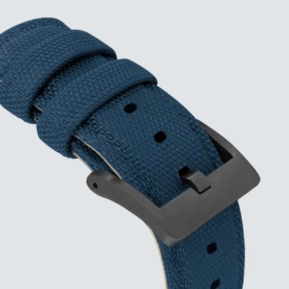 Barton Navy Blue Sailcloth Strap