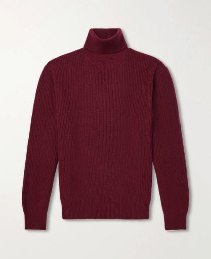 Wool and Cashmere-Blend Rollneck Sweater