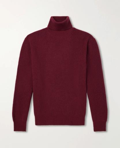 Wool and Cashmere-Blend Rollneck Sweater