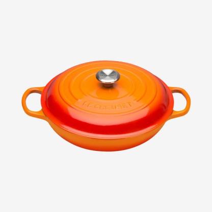Le Creuset cast iron shallow casserole