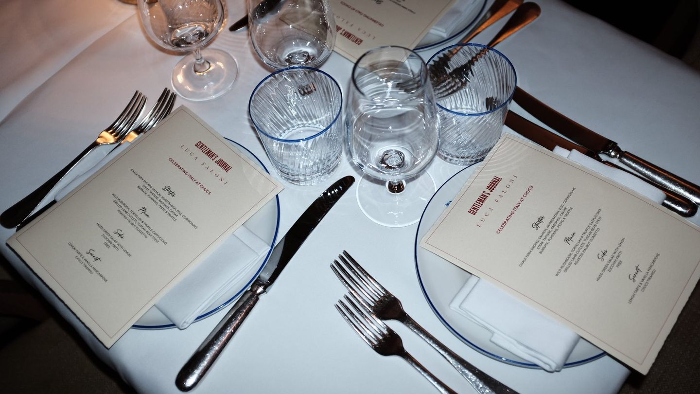 Gentleman’s Journal and Luca Faloni celebrate Italy at Chuc’s