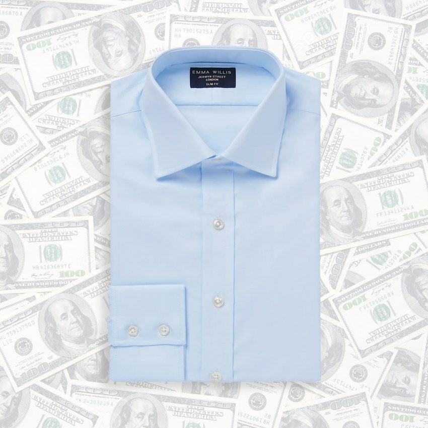 Emma Willis Blue Slim-Fit Shirt