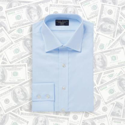 Emma Willis Blue Slim-Fit Shirt