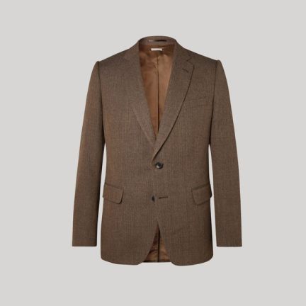 Dries Van Noten Brown Suit