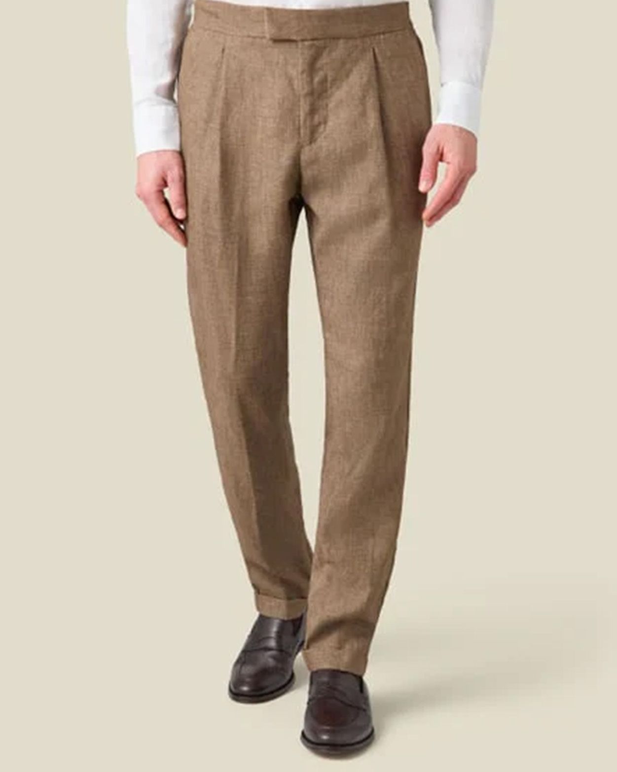 Elegant brown trousers