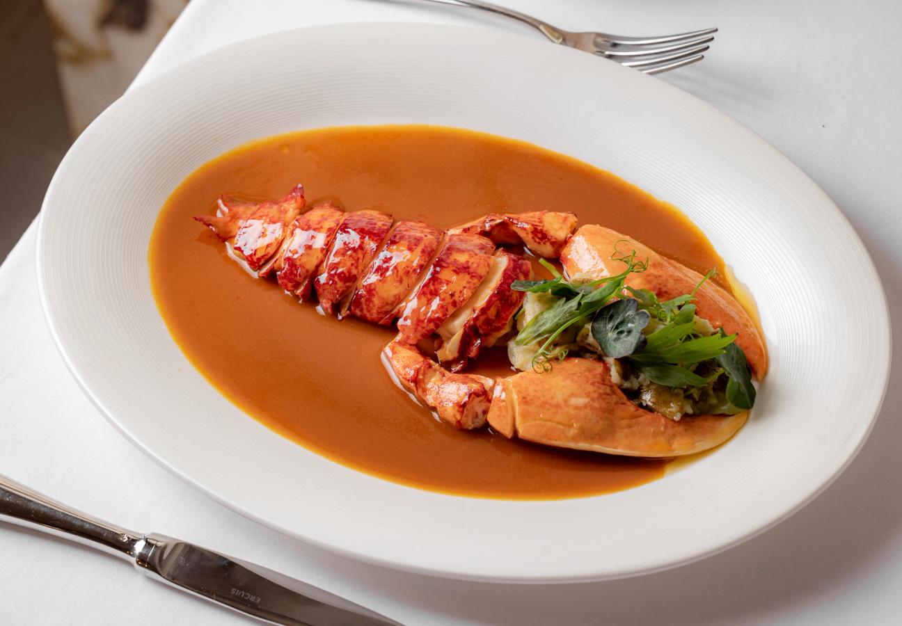 Grilled lobster