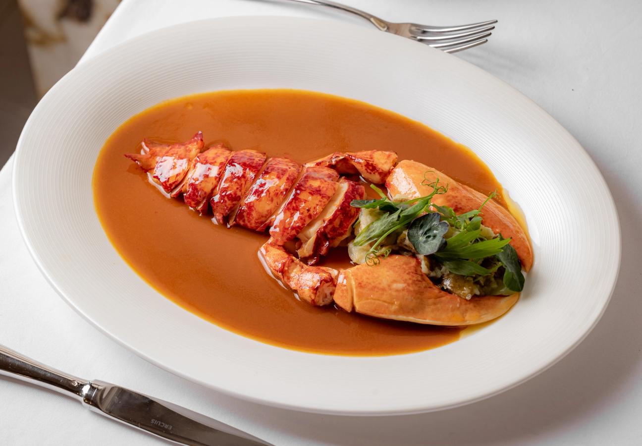 Grilled lobster