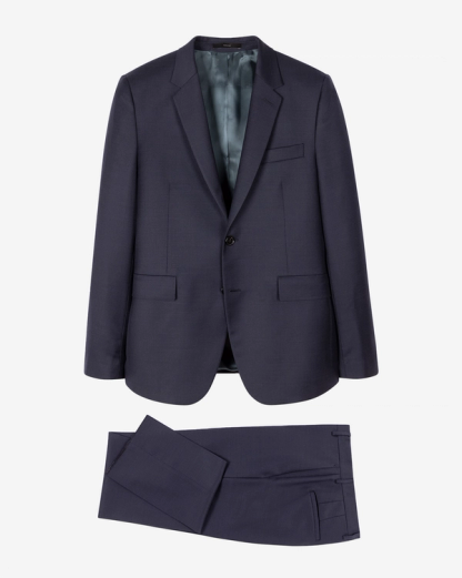 Paul Smith Kensington Slim-Fit Dark Navy Pin Dot Wool Suit