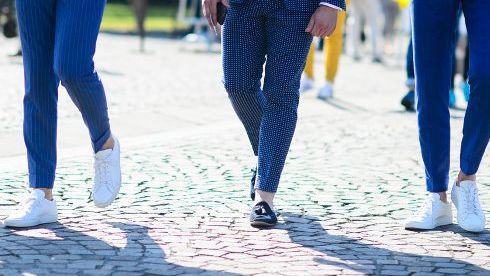 You can wear trainers with a suit, honestly