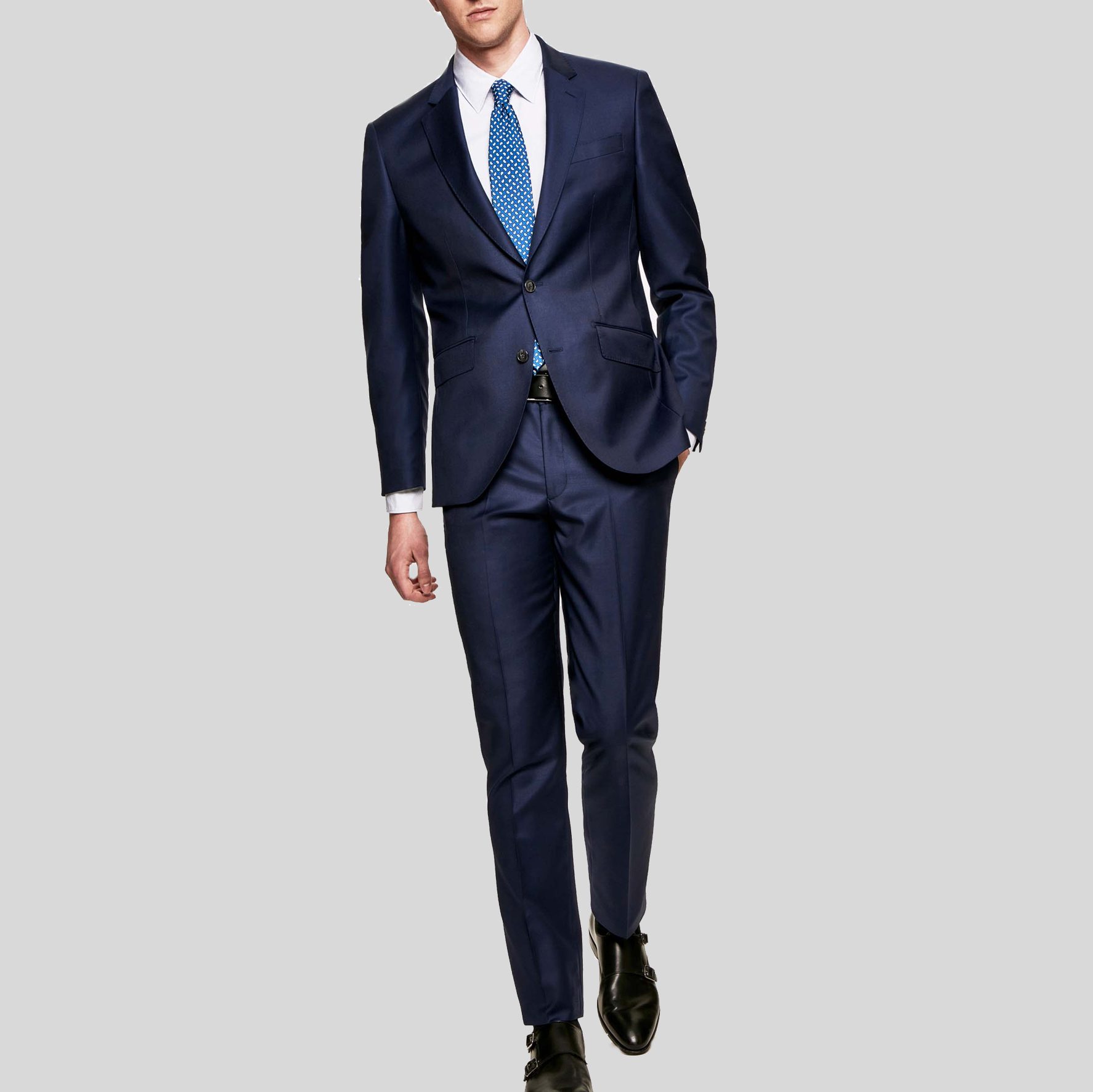 Hackett Plain Wool Suit