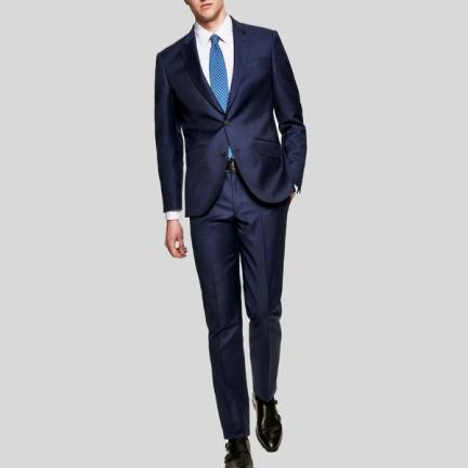 Hackett Plain Wool Suit