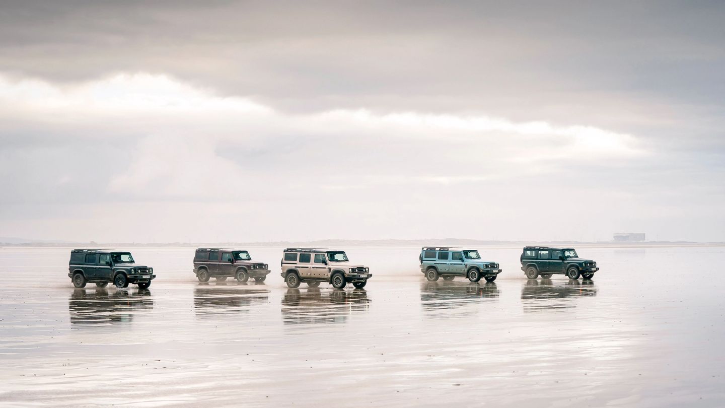 The rough-and-ready Ineos Grenadier is a proper retro-inspired off-roader