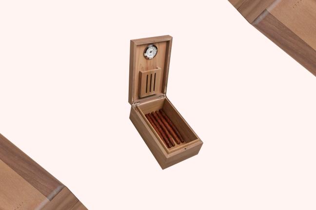 Brunello Cucinelli Walnut and Cedar Wood Humidor