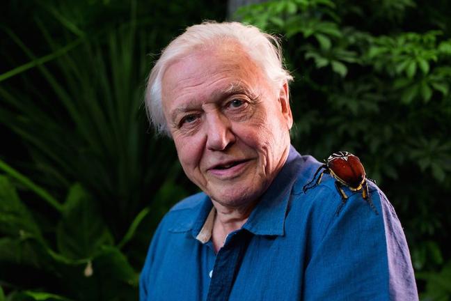 Television programme: Micro Monsters. Sir David Attenborough and