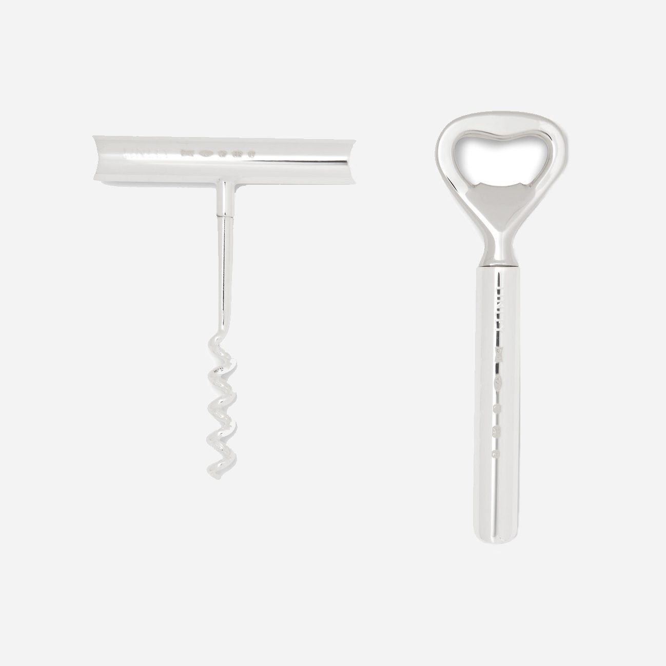 Linley Sterling Silver Corkscrew set
