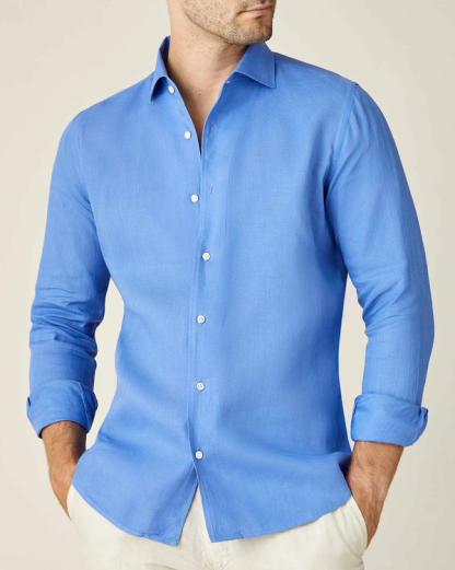 Luca Faloni Portofino linen shirt