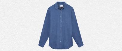 Love Brand Men’s Deep Blue Abaco Linen Shirt