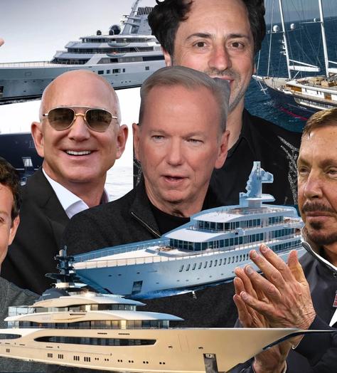 The Five Superyachts of the Tech Bros